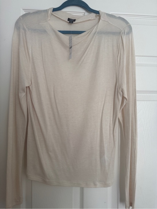 J. Crew Tops - J. Crew Lightweight Long Sleeve Tee in Ivory